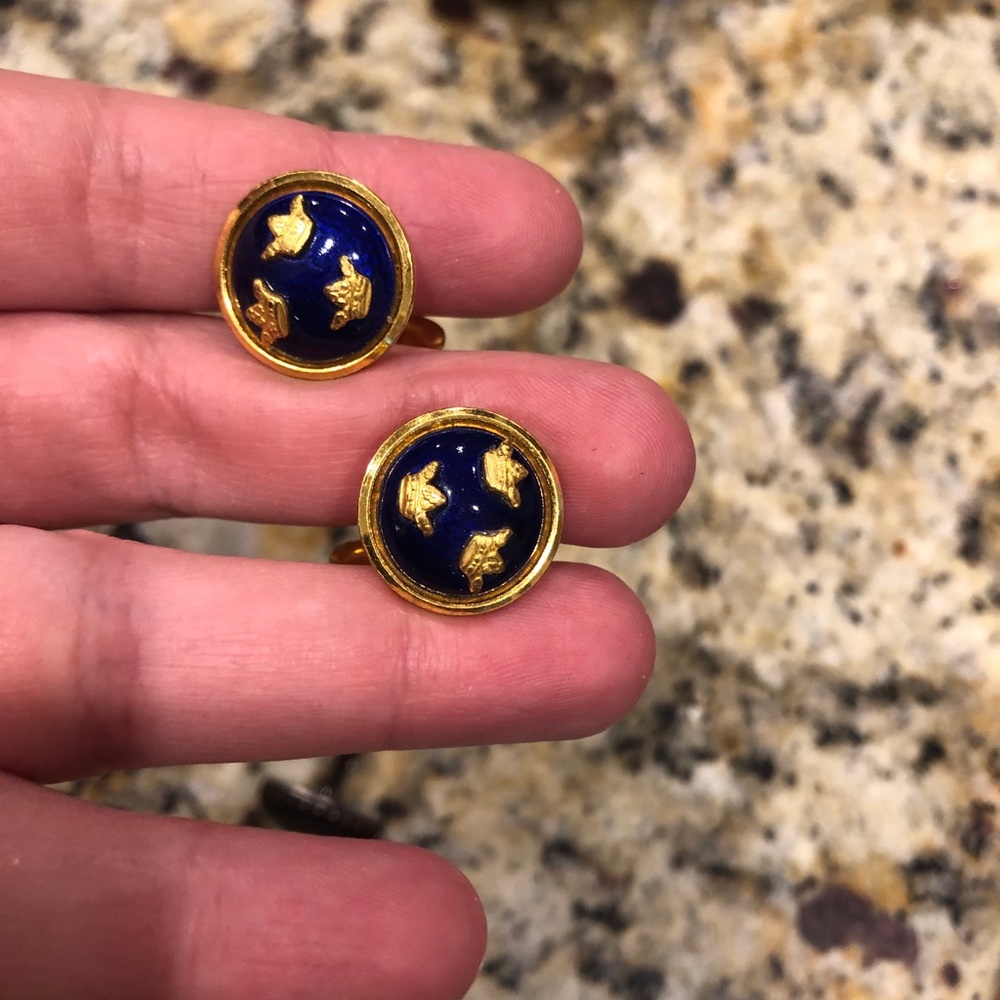 Sporrong & Co triple crown cuff links